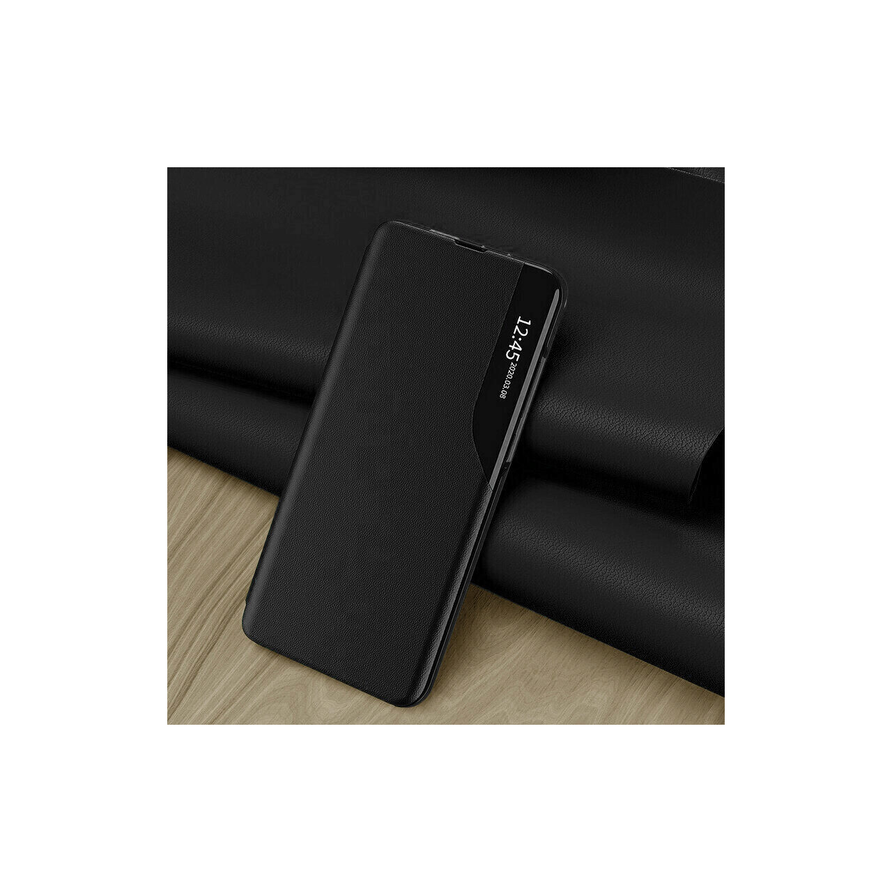 Husa pentru Samsung Galaxy Note 10 Plus 4G / Note 10 Plus 5G - Techsuit eFold Series - Black