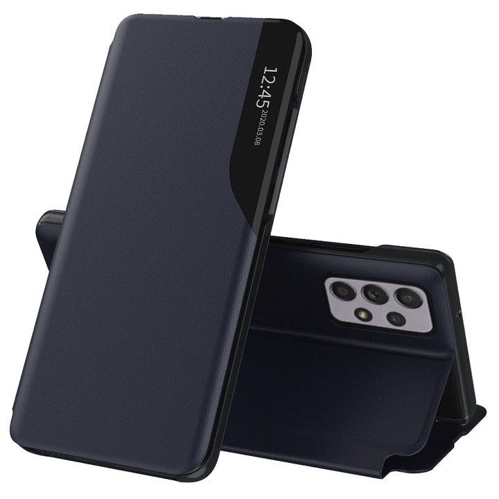 Flip tok Samsung Galaxy A52 4G / A52 5G / A52s 5G Techsuit eFold Series, Blue