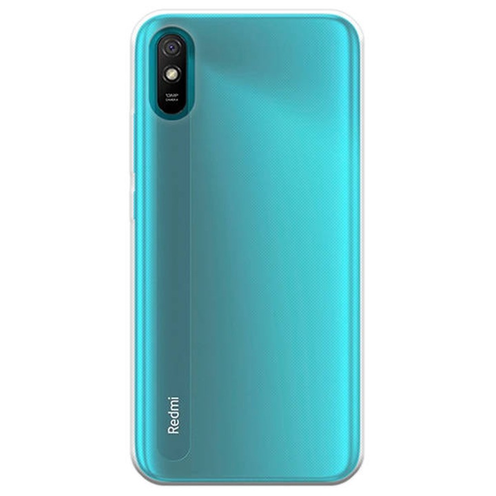 Прозрачен калъф, съвместим с Xiaomi Redmi 9A / 9AT, Slim fit, Anti-slip, Минималистичен дизайн, 1 mm