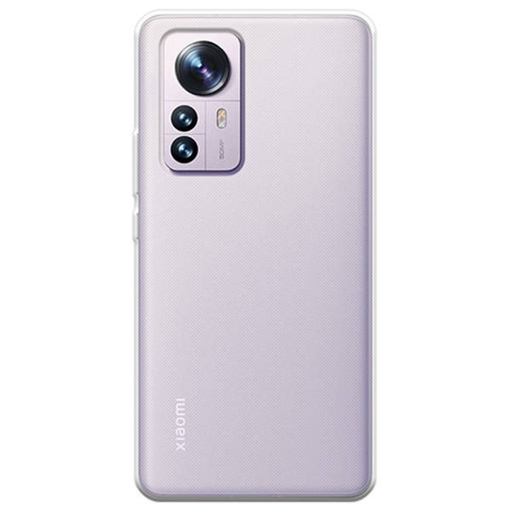 Прозрачен калъф, съвместим с Xiaomi 12 Pro / 12s Pro, Slim fit, Anti-slip, Минималистичен дизайн, 1 mm