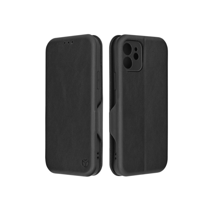 Калъф за Apple iPhone 12 Techsuit Safe Wallet Plus черен