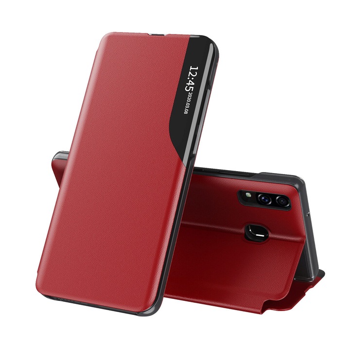 Калъф флип за Samsung Galaxy A20e Techsuit eFold Series Red