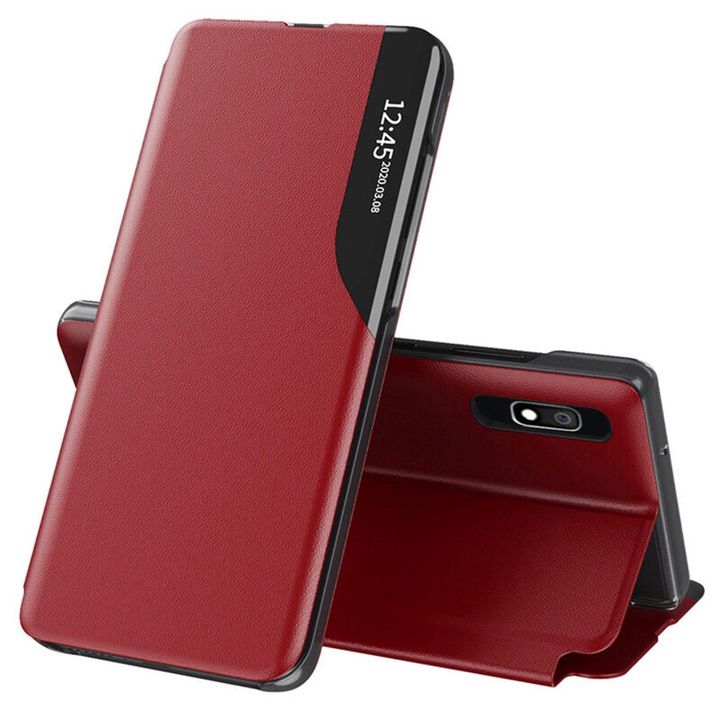Samsung Galaxy A10 / M10 tok - Techsuit eFold Series - piros