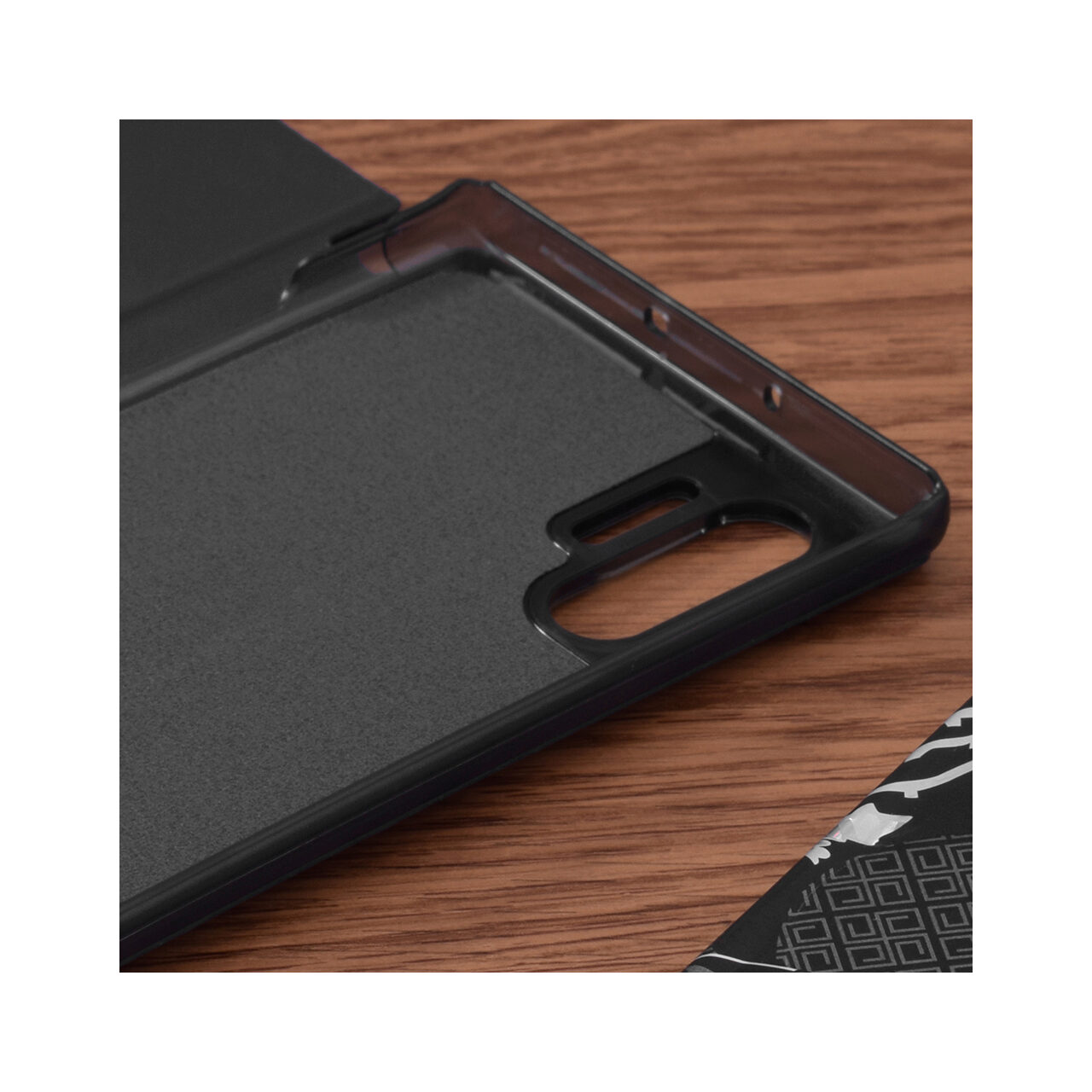 Husa pentru Samsung Galaxy Note 10 Plus 4G / Note 10 Plus 5G - Techsuit eFold Series - Black