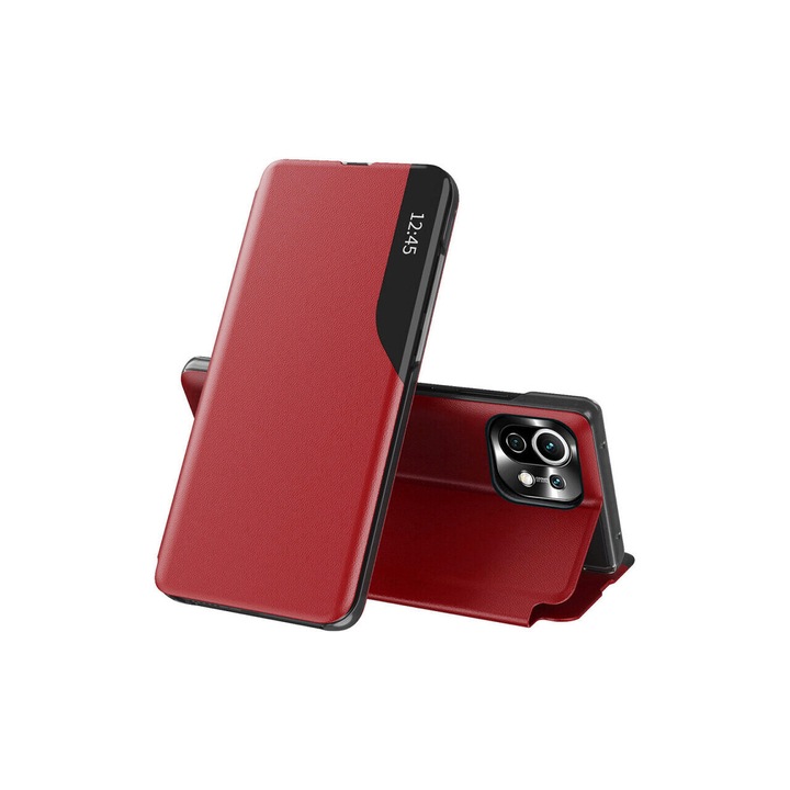 Tok Xiaomi Mi 11 Lite 4G / Mi 11 Lite 5G / 11 Lite 5G NE készülékhez - Techsuit eFold Series - piros