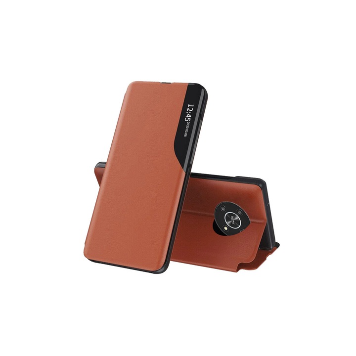 Флип калъф за Honor Magic4 Lite Techsuit eFold Series Orange