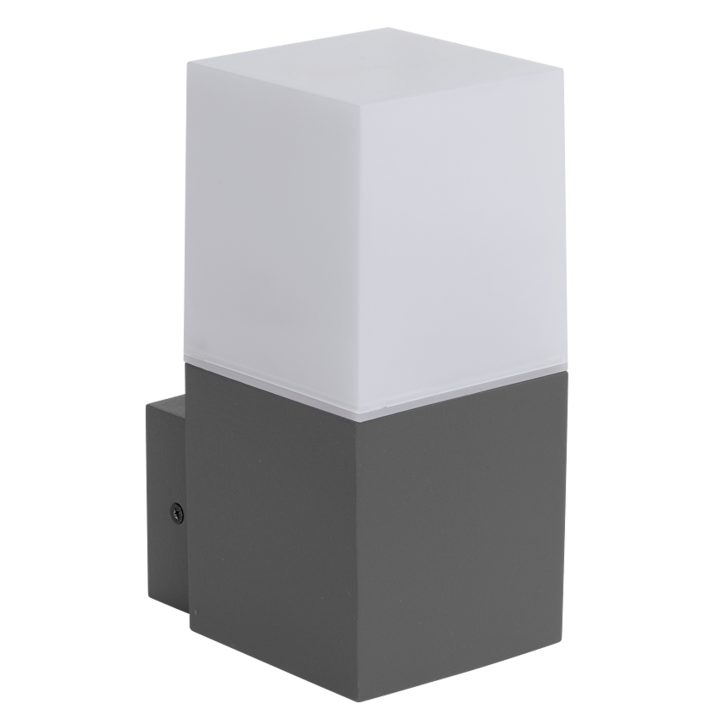 Фасадно осветително тяло, Е27, IP65, За стена, Графит, Ultralux