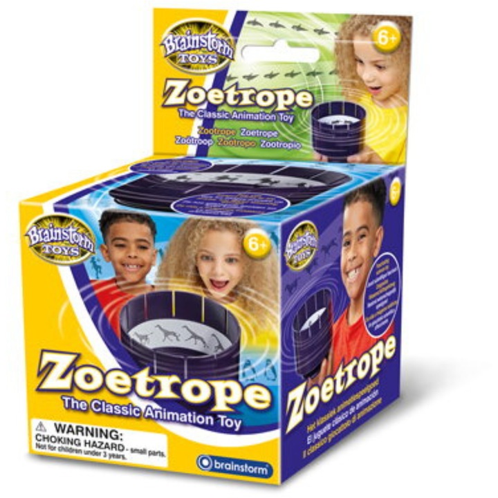 Joc educativ Zoetrop Invat sa fac animatii Brainstorm
