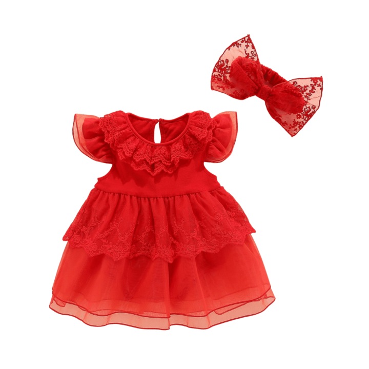 Rochita Fetite Cu Bentita Rosu Zara, Rosu