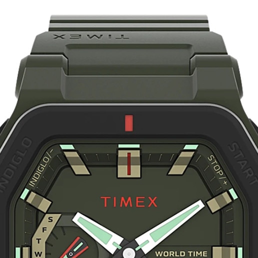 Timex Orologio da uomo Command Encounter 45mm, Bianco/Digital Neg Display/Bianco, One Size, Command Encounter 45 mm