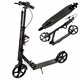 Trotineta Pliabila Raven Trader, Negru, 200 mm, Cu Frana si Suspensie