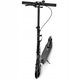 Trotineta Pliabila Raven Trader, Negru, 200 mm, Cu Frana si Suspensie