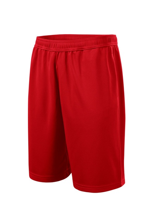 Pantaloni scurti de barbati, 100% Micro Poliester, Uscare rapida, Deasupra genunchilor, Buzunar mic pe interior plus 2 laterale, Rosu