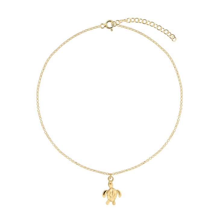 Bratara din argint, broscuta, Auriu