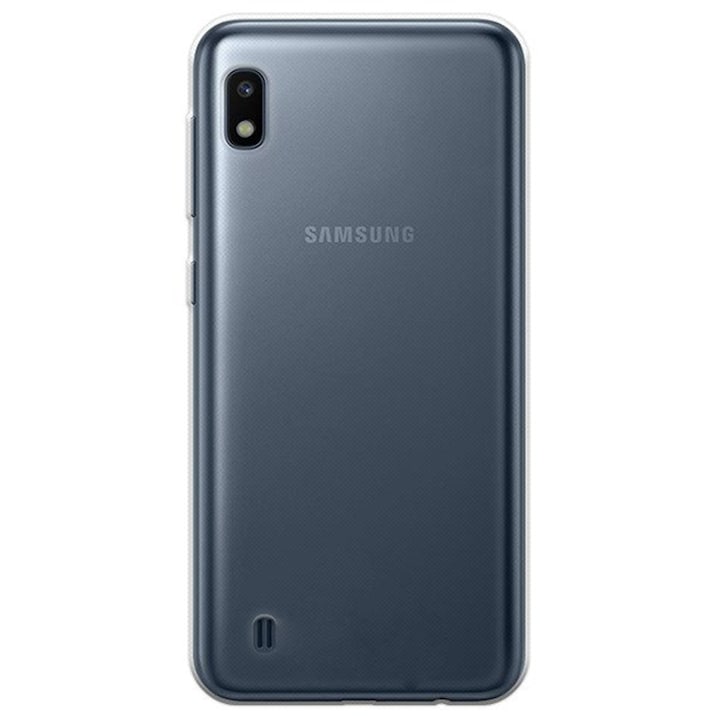 Samsung Galaxy A10 / M10 kompatibilis átlátszó tok, vékony illeszkedés, csúszásgátló, minimalista kialakítás, 1 mm