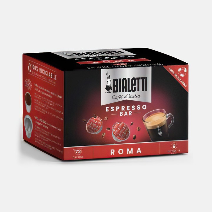 Capsule cafea, Bialetti Caffe Roma, 72 buc