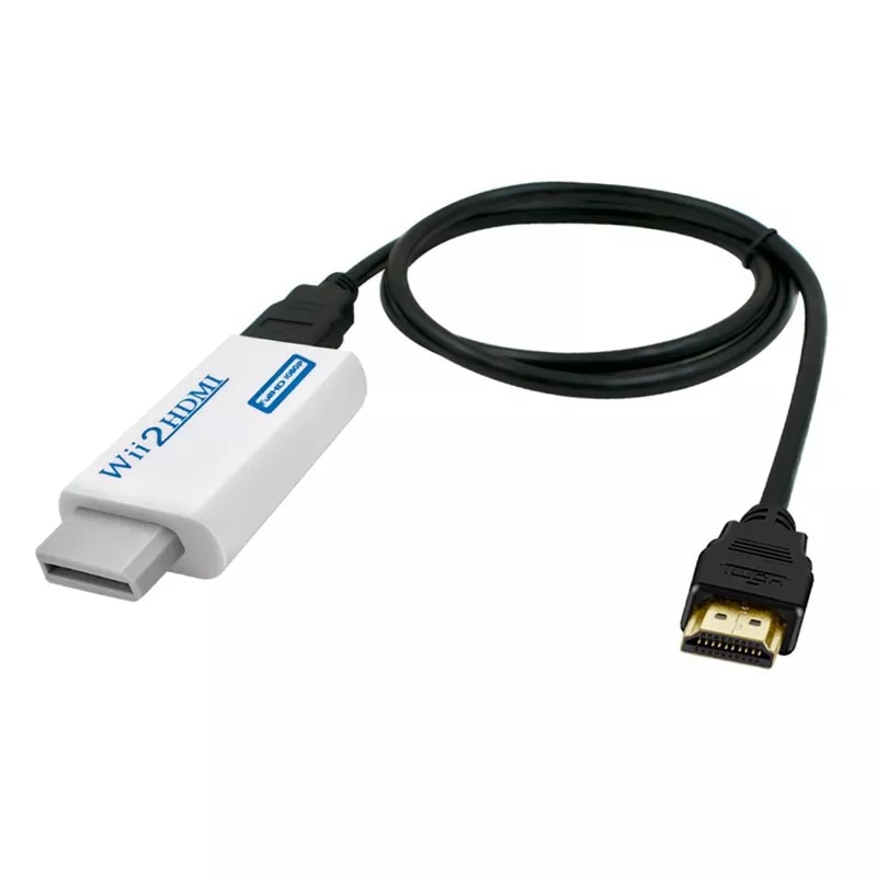 Generic Wii To HDMI Wii2HDMI Full HD FHD 1080P Converter Adapter 3.5mm  Audio Output Jack