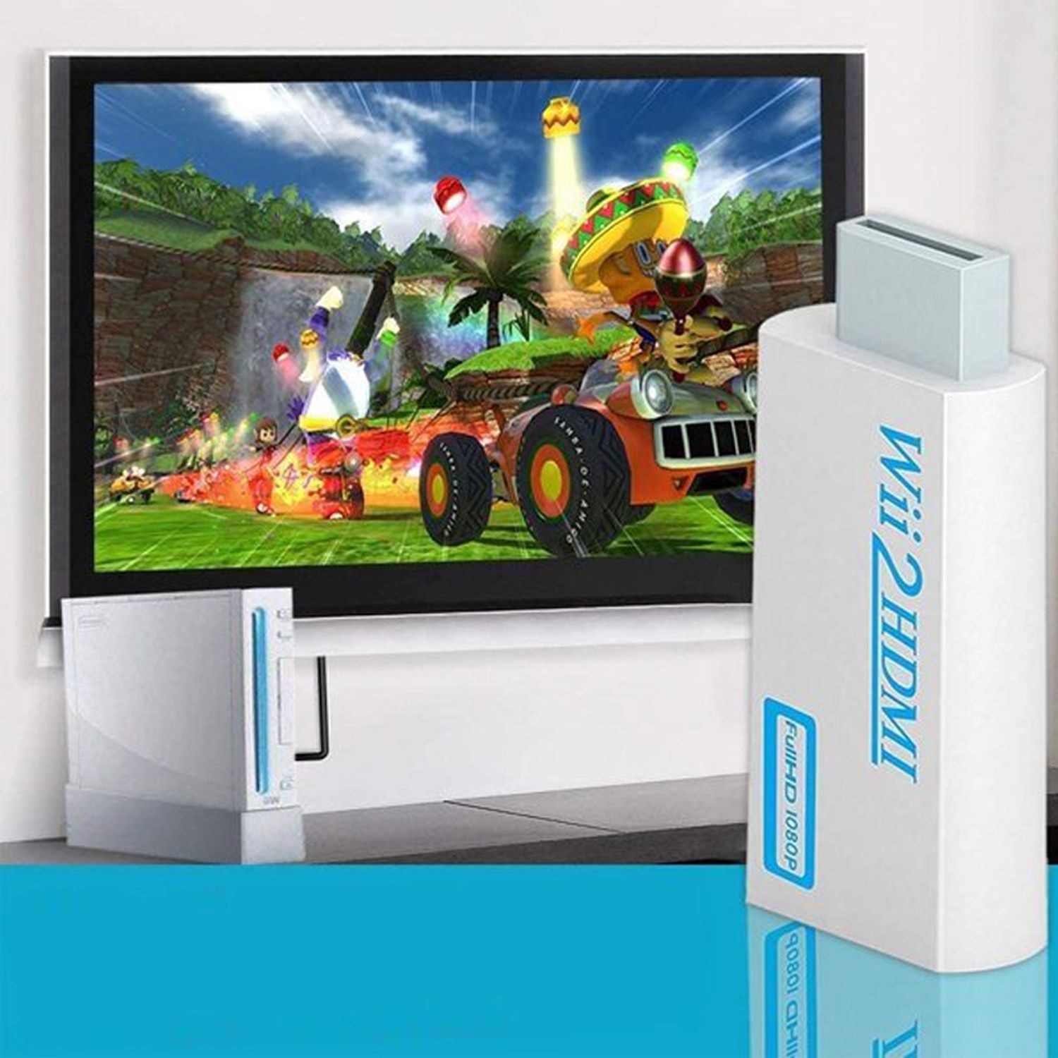 Adaptor consola Nintendo HDMI AUX la Wii, Full HD 1080p, Wii2HDMI