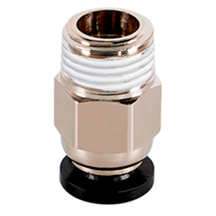 PC4-01 M10 fekete pneumatikus csatlakozó a Creality Cr-10 Ender-3 1,75 mm-es 3D nyomtatóhoz