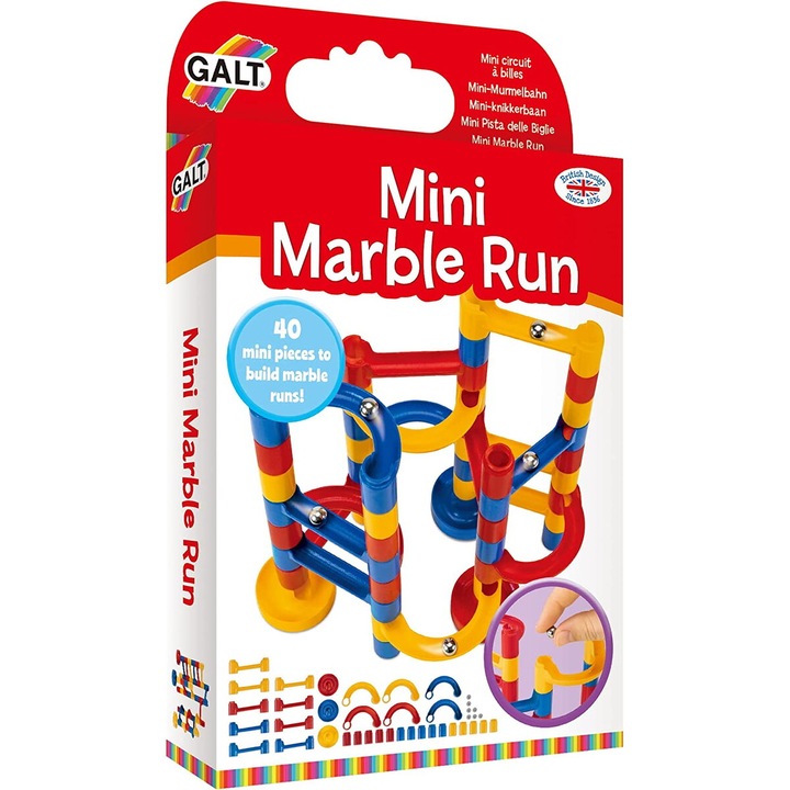 Игра за умения Mini Marble Run 40 части Galt