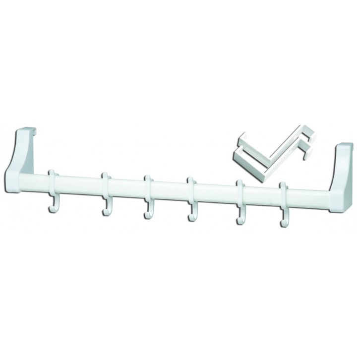 Set 2 x Cuier din Plastic Qlux, 57 x 10 x 8.50 cm