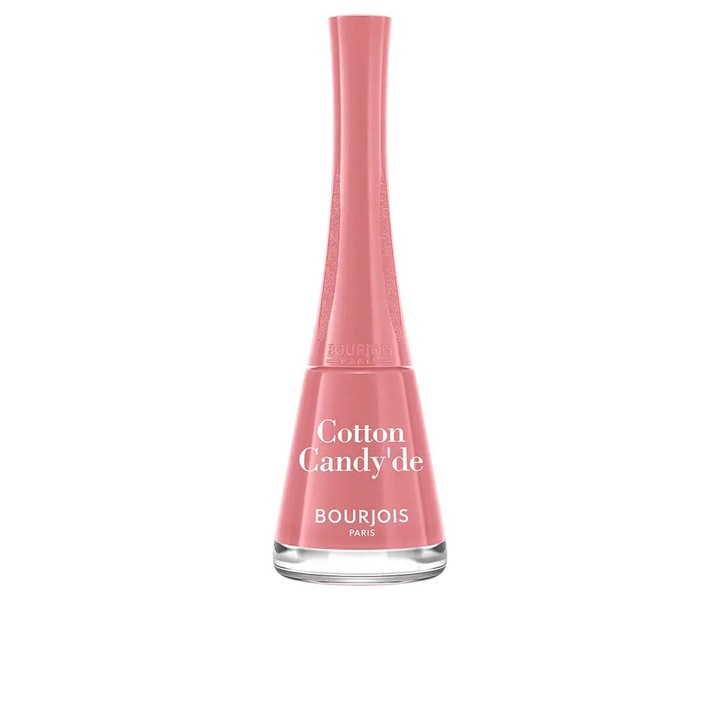 Lac de unghii cu uscare si aplicare rapida, Bourjois 1 Seconde, 050 cotton candy'de, 9 ml