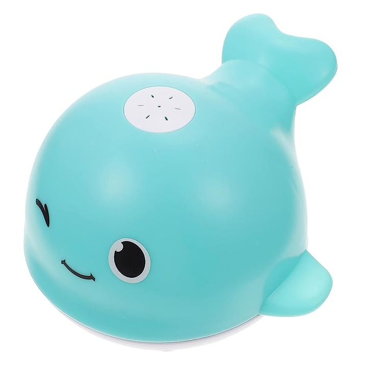 Gyermek fürdőjáték, AEWOYAD, artézi szökőkút típusú, indukciós spray, színes fények, zöld