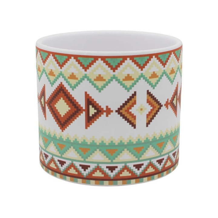 Керамична саксия маска популярен модел 11см