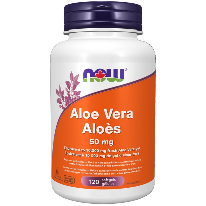 Хранителна добавка, Now Foods, Алое вера - 120 гел опаковка - eMAG.bg