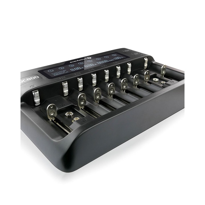 Incarcator pentru baterii cilindrice li-ion / nimh everactive uc-800