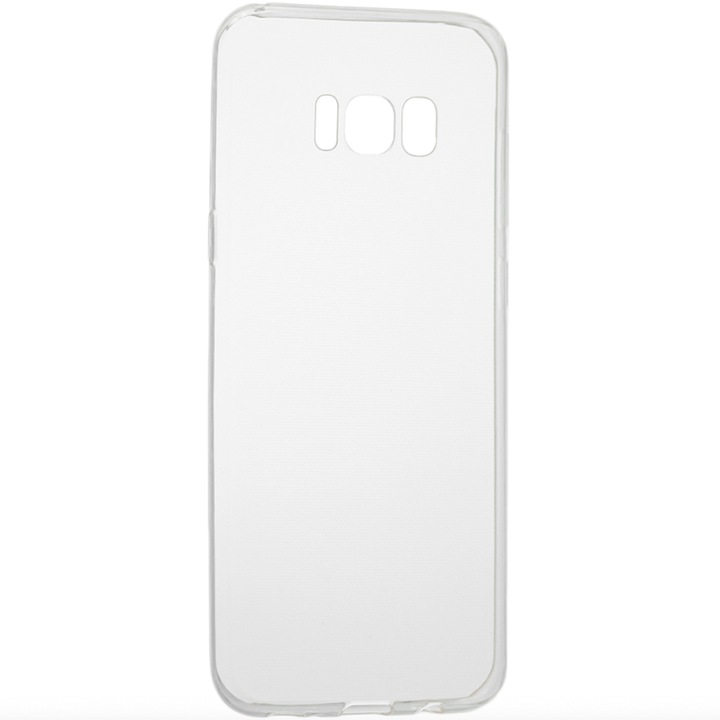 Протектор, Съвместим със Samsung Galaxy S8 Plus, Силикон, Прозрачен