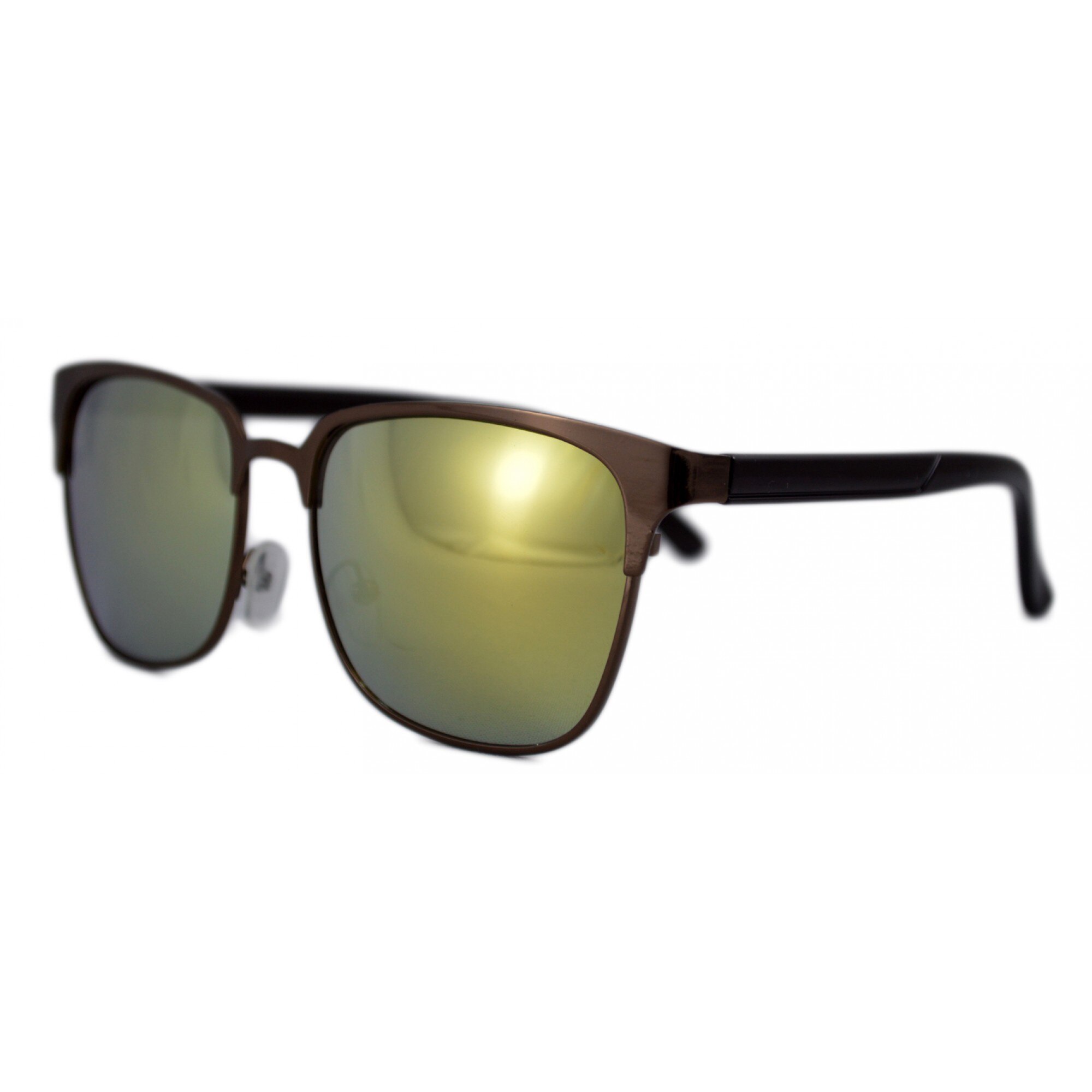 Ochelari de soare Wayfarer Passenger 2 Verde deschis cu reflexii - Maro-