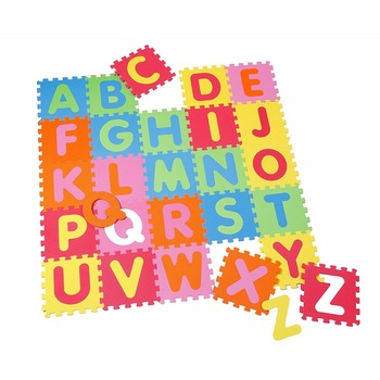 Covor puzzle din spuma Alfabetul 26 piese Covor puzzle din spuma Alfabetul 26 piese