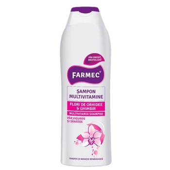 Sampon Multivitamine cu Orhidee si Ghimbir 400 ml, Farmec Sampon Multivitamine cu Orhidee si Ghimbir 400 ml, Farmec