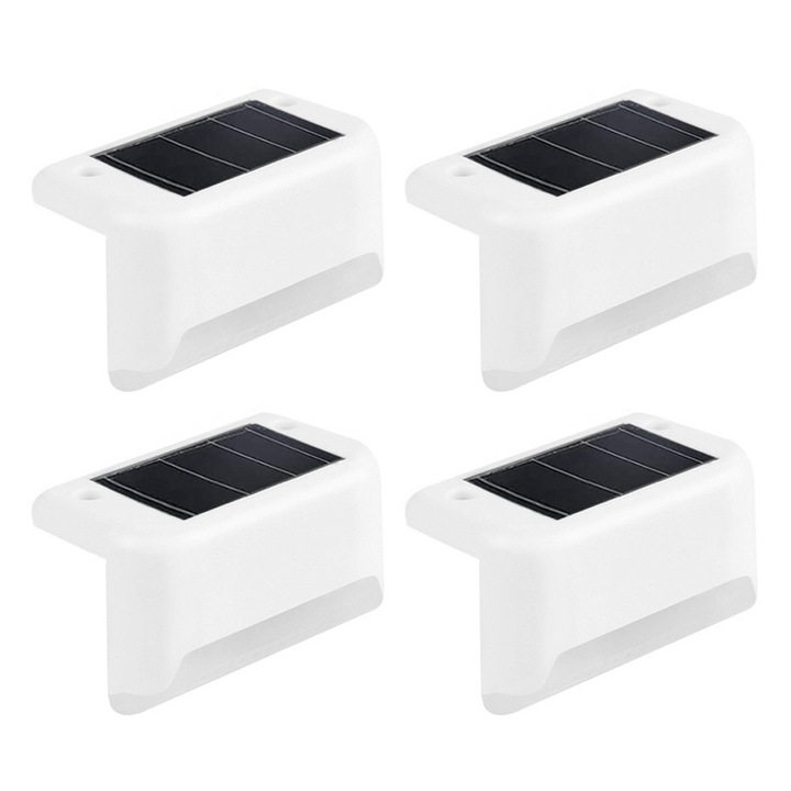 Lumini solare pentru exterior QttvbTna, rezistente la apa, set 4 bucati, multicolor