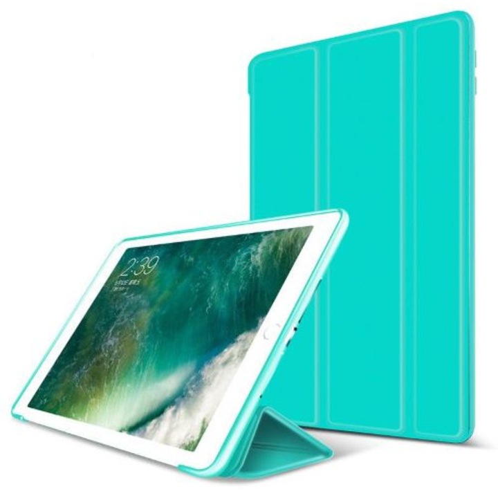 Smart Cover, съвместим с Ipad 7-8-9, 2019-2020-2021, 10,2 инча, тюркоаз, TELGORBCS