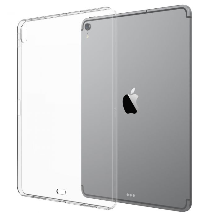 Husa de protectie pentru iPad Pro 2018, 12.9", bumper, silicon, Transparent