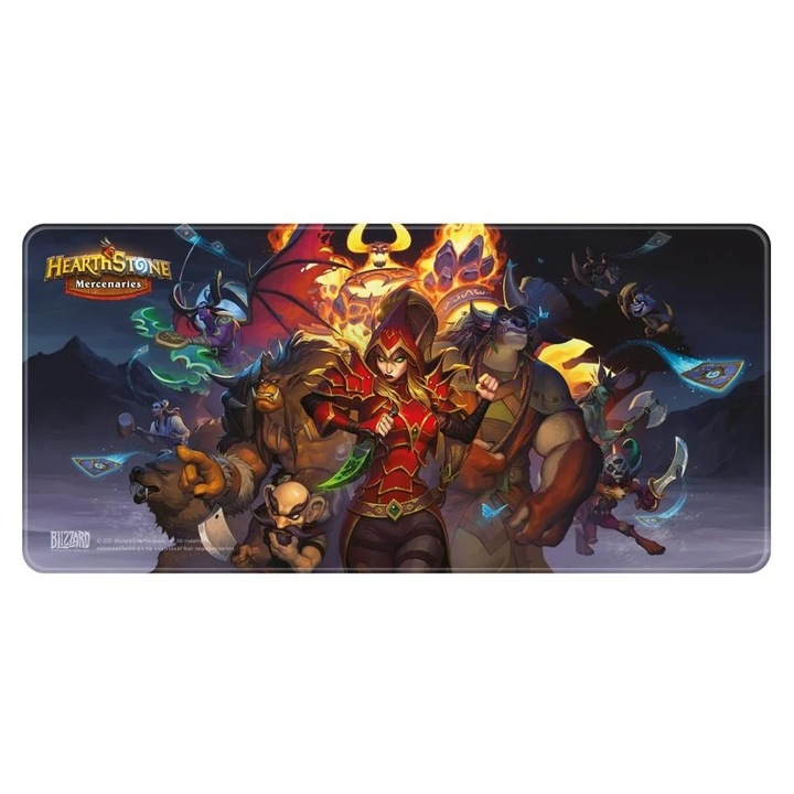 Mouse Pad Hearthstone XL, 900 x 420 x 4 mm - Mercenaries