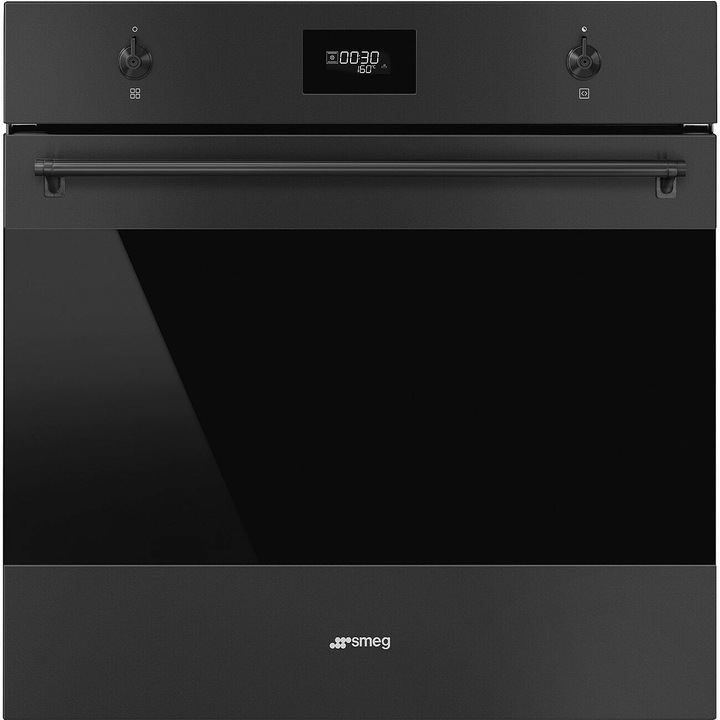 Фурна SMEG SFP6301TVN, термовентилация, 60 см, черна, пиролитично почистване