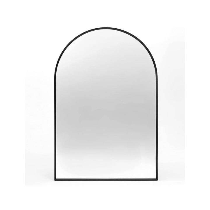 Огледало за стена, тип арка Grace, Marsah Home, 60x90 см, черна метална рамка