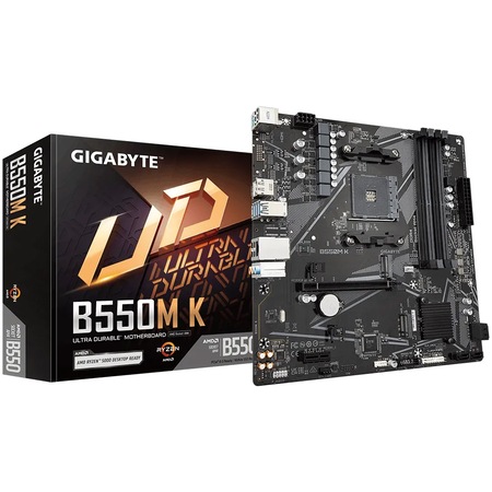 Placa de baza Gigabyte B550M K, Socket AM4