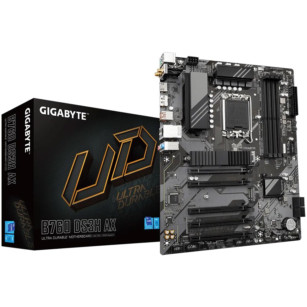 Placa de baza Gigabyte B760 DS3H AX, Socket 1700