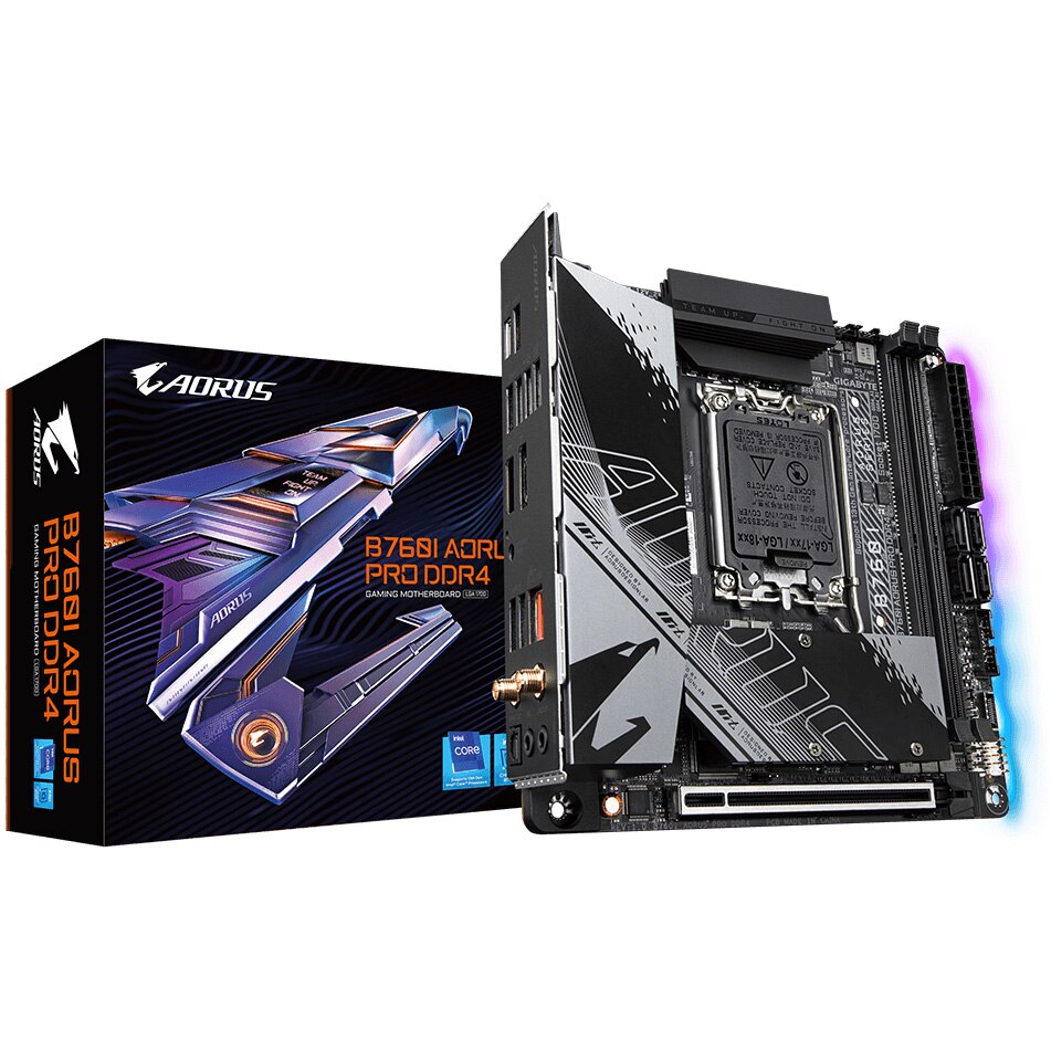 Placa de baza Gigabyte B760I AORUS PRO DDR4, Socket 1700