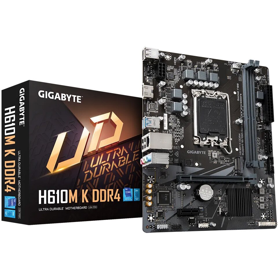 Placa de baza Gigabyte H610M K DDR4, Socket 1700