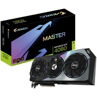 Placa video Gigabyte AORUS GeForce RTX 4080 MASTER, 16GB GDDR6X, 256-bit