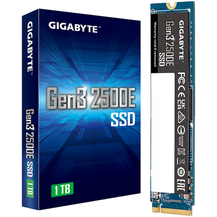 Solid-State Drive (SSD) Gigabyte AORUS 2500E G325E1TB, 1 TB, NVMe, PCIe 3.0, M.2