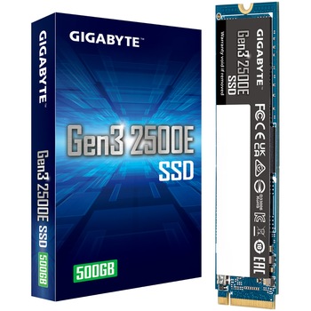 Solid-State Drive (SSD) Gigabyte AORUS 2500E G325E500G, 500 GB, NVMe, PCIe 3.0, M.2