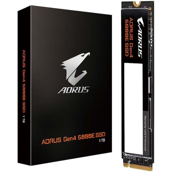 Solid-State Drive (SSD) Gigabyte AORUS 5000E AG450E1TB-G, 1 TB, NVMe, PCIe 4.0, M.2