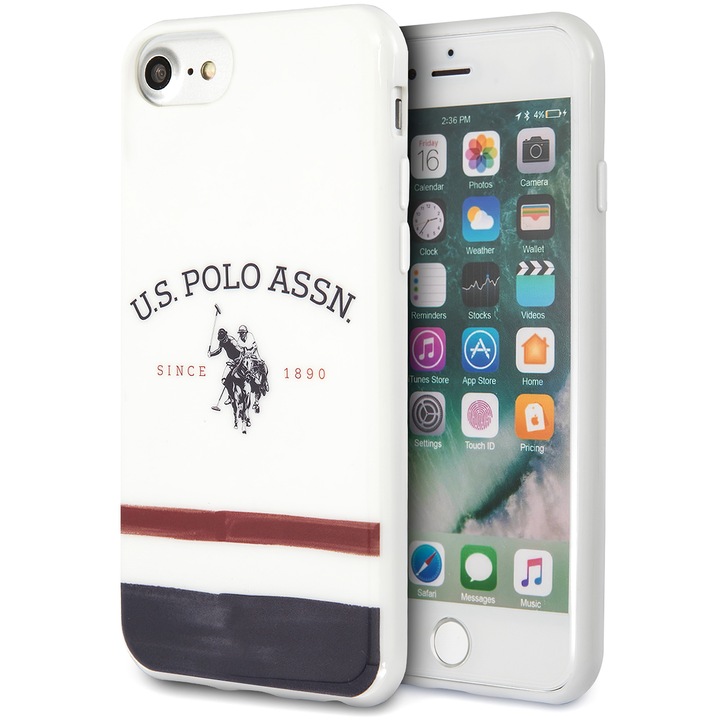 Apple iPhone SE (2022) / SE (2020) / 8 védőtok, háromszínű, Elite Armor, U-705, Arctic Snow