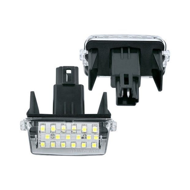 2 db Xentech Light LED rendszámlámpa készlet Toyota Yaris, Corolla 5d, Prius C, Verso-S